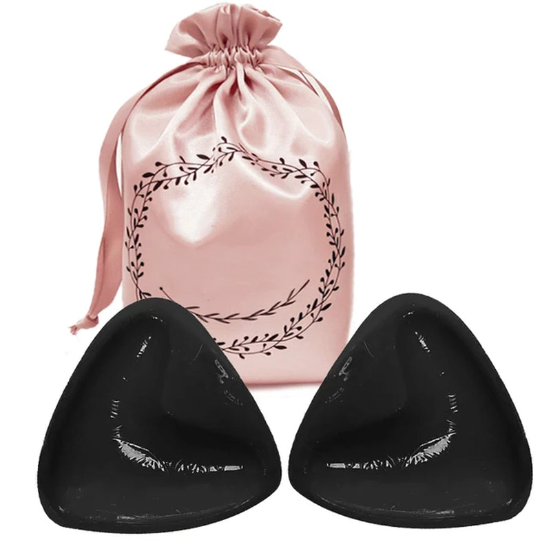 Double Both Sided Sticky Push up Bra Inserts Reusable Adhesive Ultra Breast Lift Padding Insert Cup Enhancer Pads